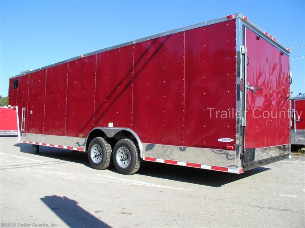 8x32 Car Hauler Trailer for sale New Freedom Trailers TrailersUSA