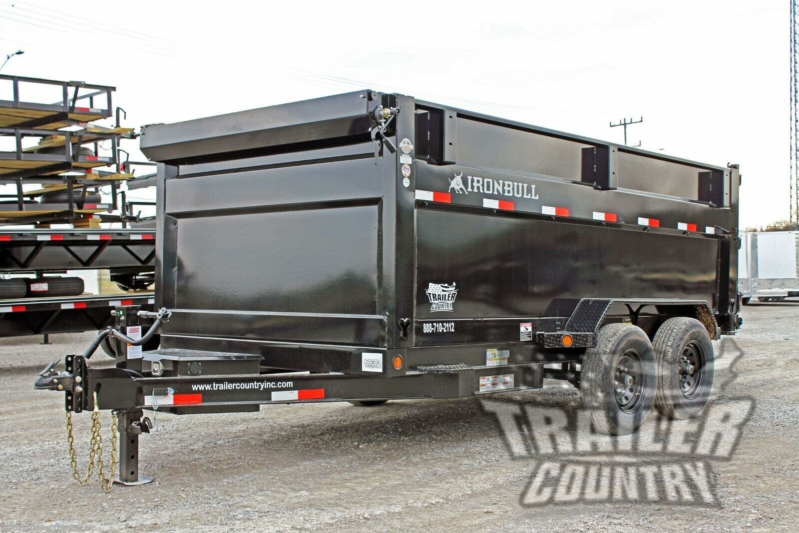 2021 IronBull 7x14 Dump (Heavy Duty) Trailer For Sale in 78041GA