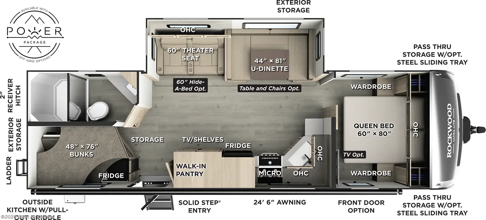 New 2027 Forest River Rockwood Ultra Lite 2706BH available in Downey, California