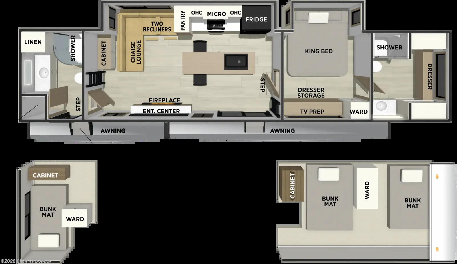 New 2027 Forest River Sierra Destination 411DBDL available in Downey, California
