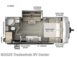 New 2026 Forest River Flagstaff Micro Lite 21FBRS available in Clio, Michigan