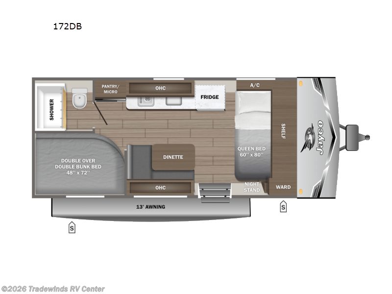 New 2026 Jayco Jay Flight SLX 172DB available in Clio, Michigan