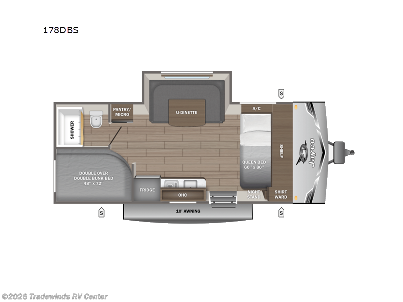 New 2026 Jayco Jay Flight SLX 178DBS available in Clio, Michigan