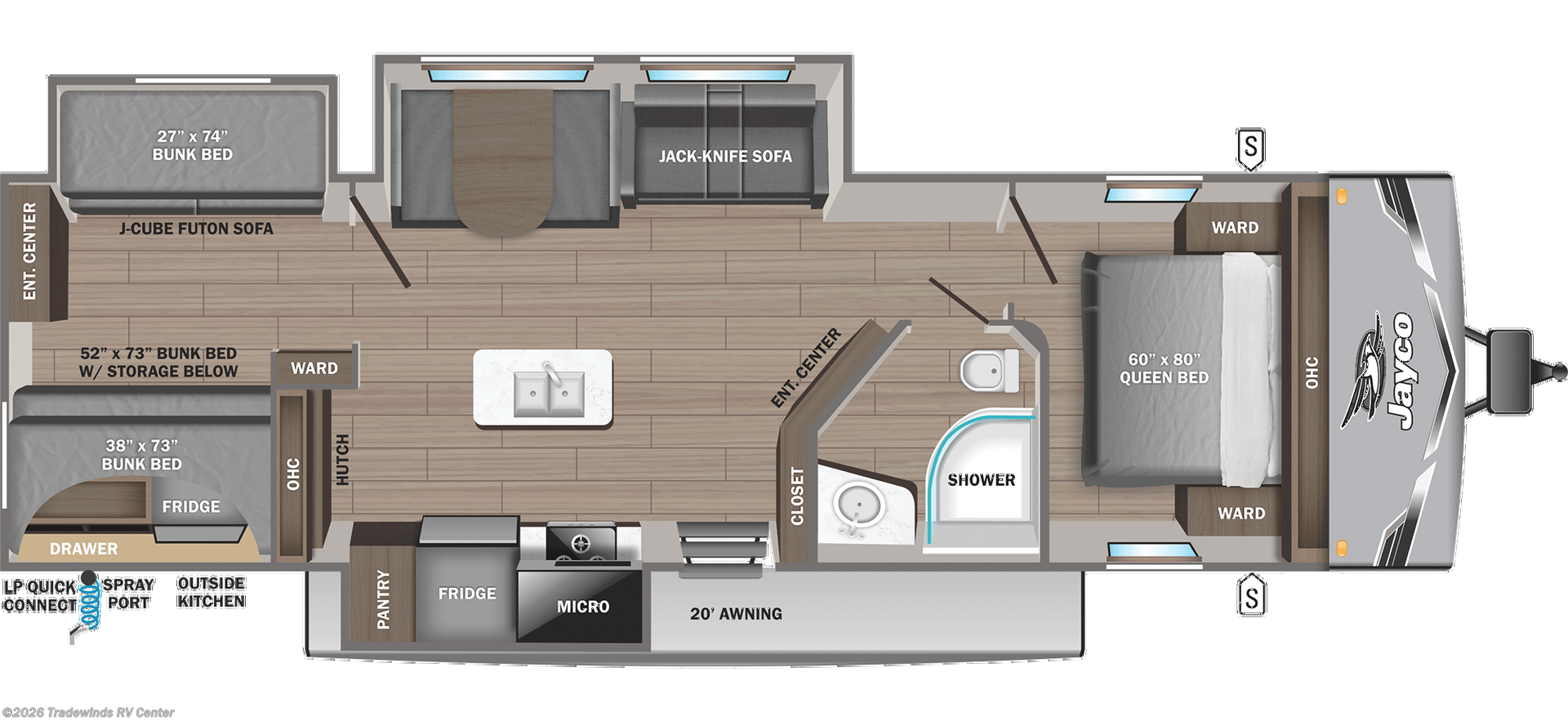 New 2027 Jayco Jay Flight SLX 333BTS available in Clio, Michigan