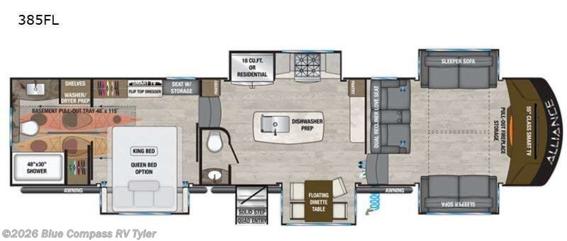 2021 Alliance RV Paradigm 385FL