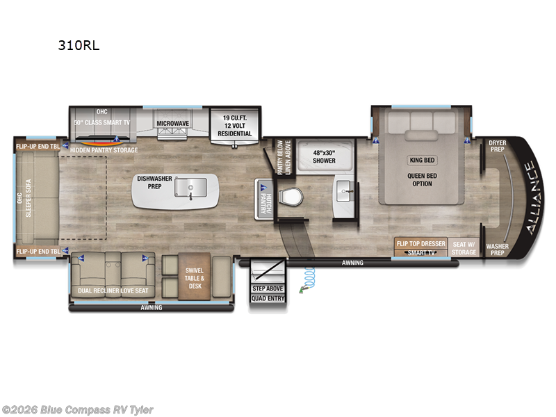 New 2026 Alliance RV Paradigm 310RL available in Tyler, Texas