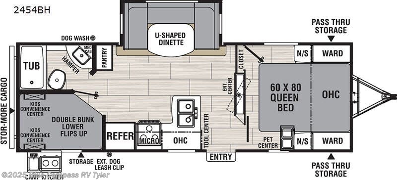 Used 2019 Coachmen Spirit Ultra Lite 2454BH available in Tyler, Texas