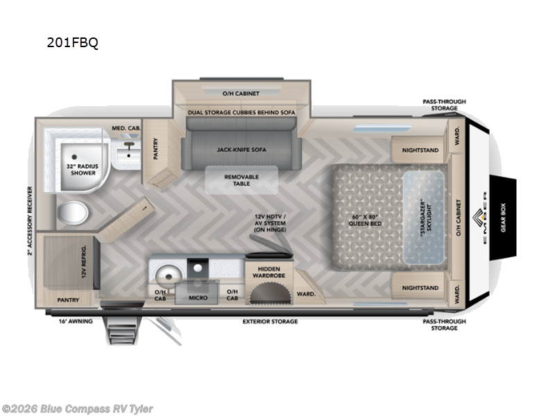 Used 2023 Ember RV Overland Series 201FBQ available in Tyler, Texas