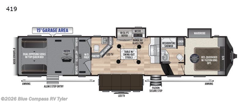 Used 2019 Keystone Fuzion 419 available in Tyler, Texas