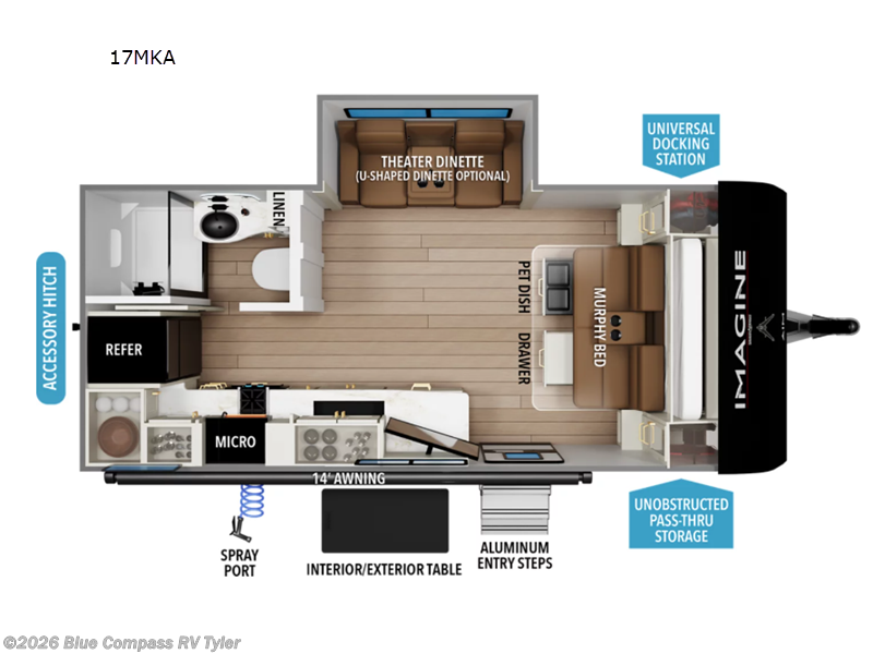 New 2027 Grand Design Imagine AIM 17MKA available in Tyler, Texas
