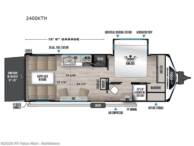 New 2026 East to West Alta 2400KTH available in Bath, Pennsylvania