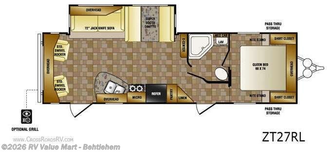 Used 2012 CrossRoads Zinger ZT27RL available in Bath, Pennsylvania