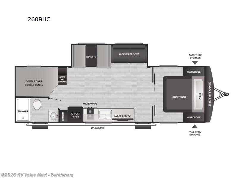 Used 2026 Keystone Passport Classic 260BHC available in Bath, Pennsylvania