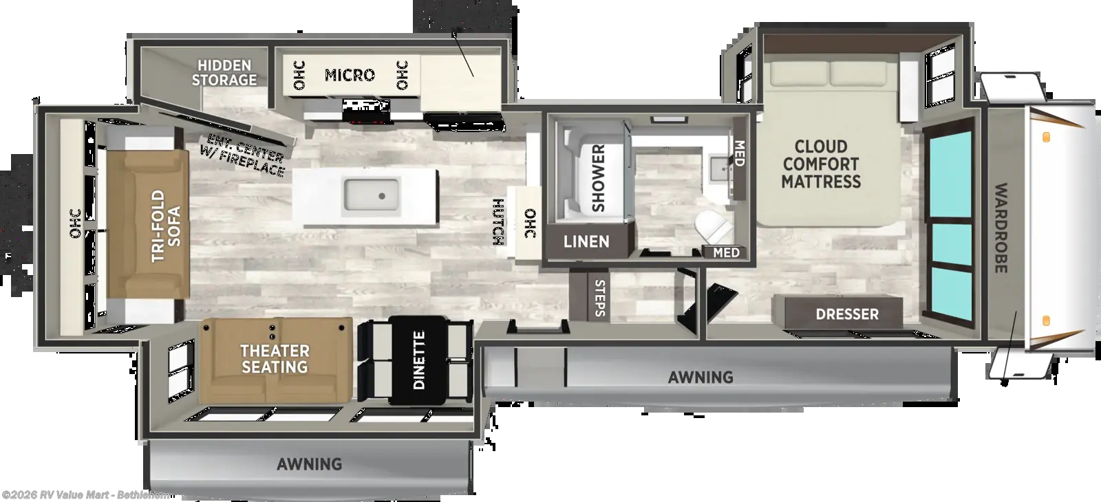 New 2027 Forest River Sabre 32RL available in Bath, Pennsylvania
