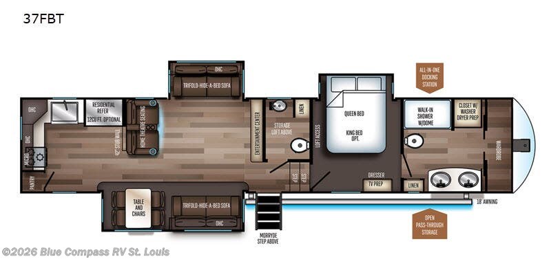 Used 2020 Forest River Sabre 37FBT available in Eureka, Missouri