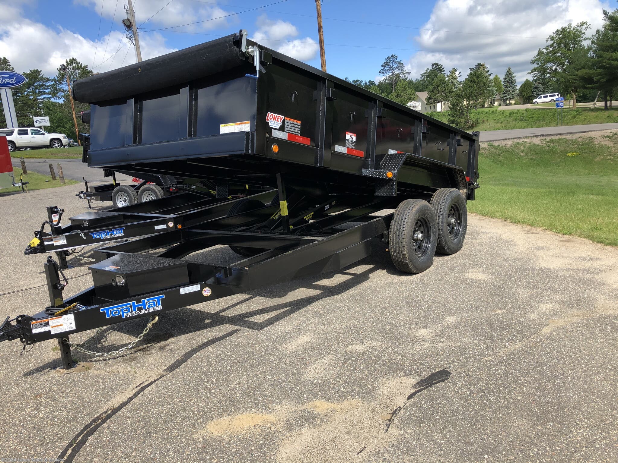 Dump - 2020 Top Hat DUMP TRAILER WITH TARP 14X83