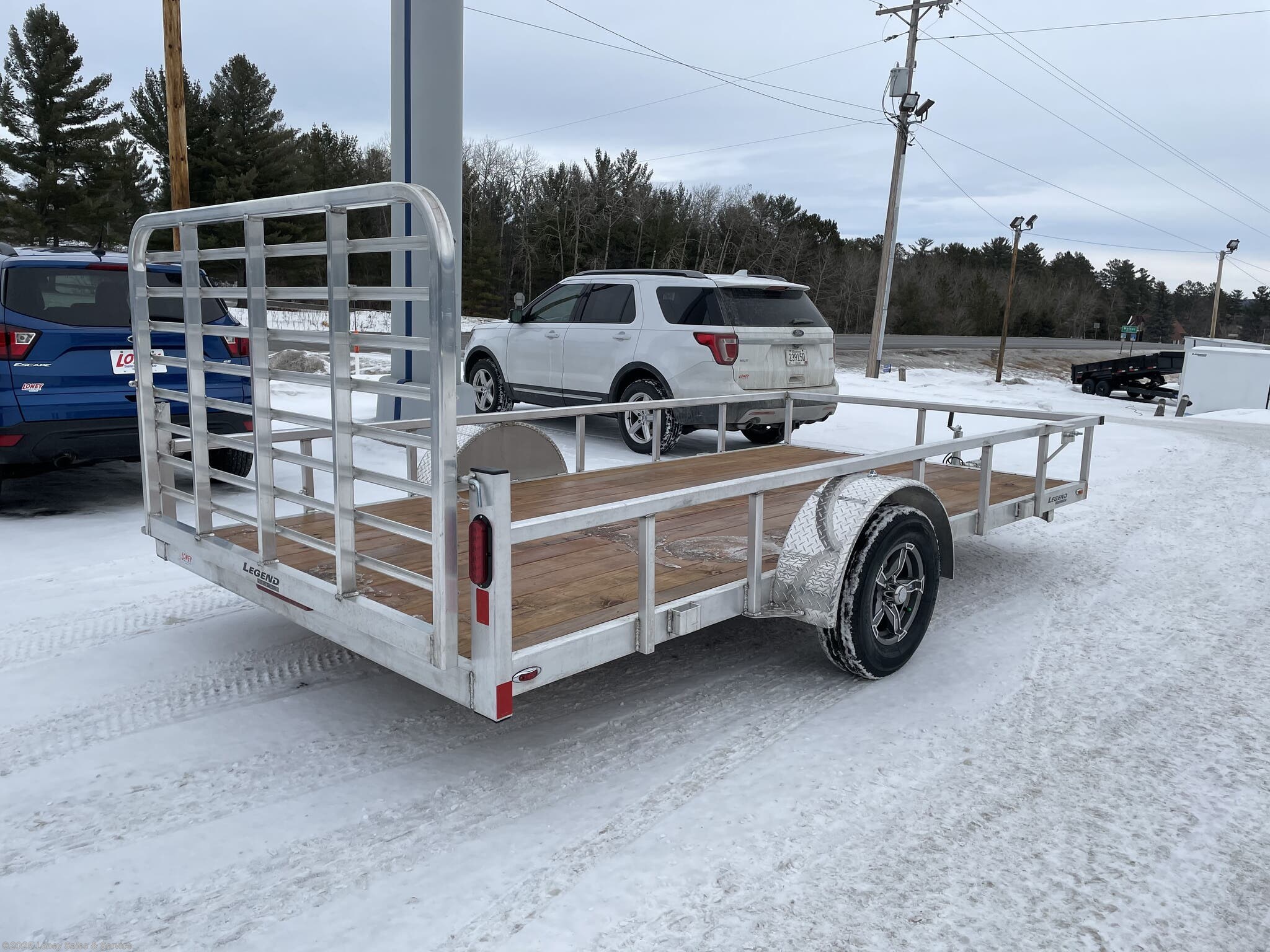 2021 Legend Trailers Legend ALUMINUM OPEN DELUXE 7X14 m1317178