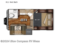 New 2024 Northwood Arctic Fox Camper 811 Wet Bath available in Mesa, Arizona