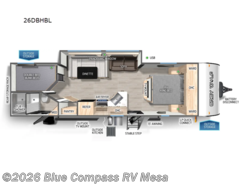 New 2025 Forest River Cherokee Grey Wolf Black Label 26DBHBL available in Mesa, Arizona