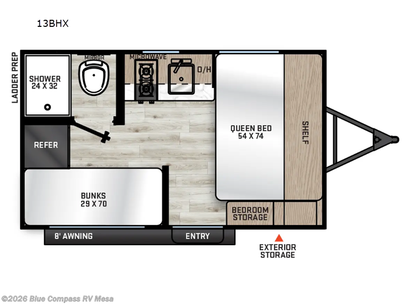 New 2026 Forest River Aurora Light 13BHX available in Mesa, Arizona