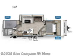 New 2026 Forest River Cherokee Grey Wolf 26KF available in Mesa, Arizona
