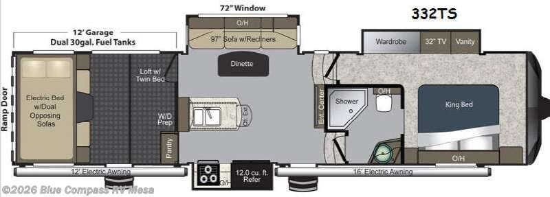 Used 2014 Keystone Raptor 332TS available in Mesa, Arizona