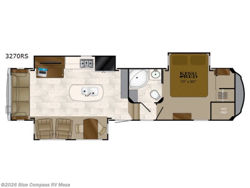 Used 2018  Heartland Bighorn 3270RS by Heartland from Blue Compass RV Mesa in Mesa, AZ