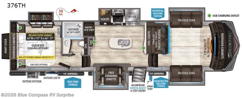 Used 2019 Grand Design Momentum 376TH available in Surprise, Arizona