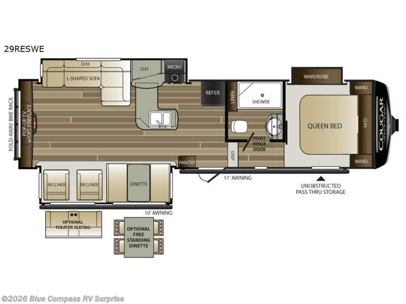 Used 2018 Keystone Cougar Half-Ton Series 29RESWE available in Surprise, Arizona