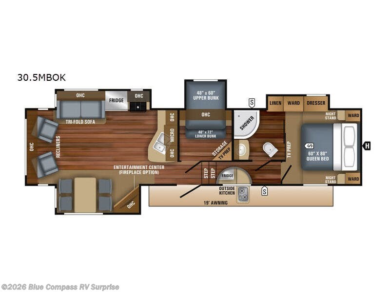 Used 2018 Jayco Eagle HT 30.5MBOK available in Surprise, Arizona