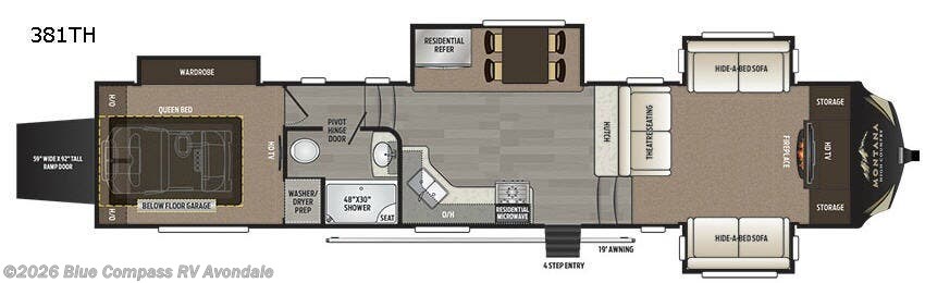 Used 2017 Keystone Montana High Country 381TH available in Avondale, Arizona