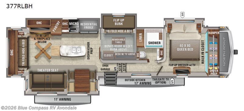 Used 2021 Jayco North Point 377RLBH available in Avondale, Arizona