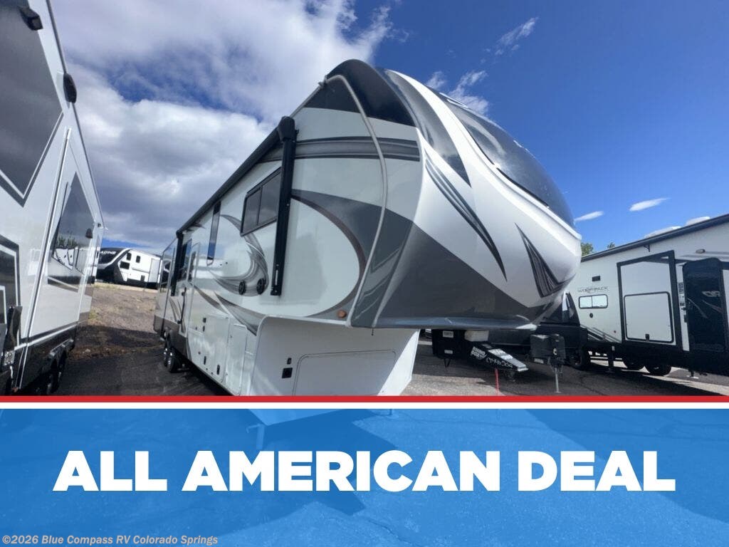 Used 2023 Grand Design Solitude S-Class 3330RE-R available in Colorado Springs, Colorado