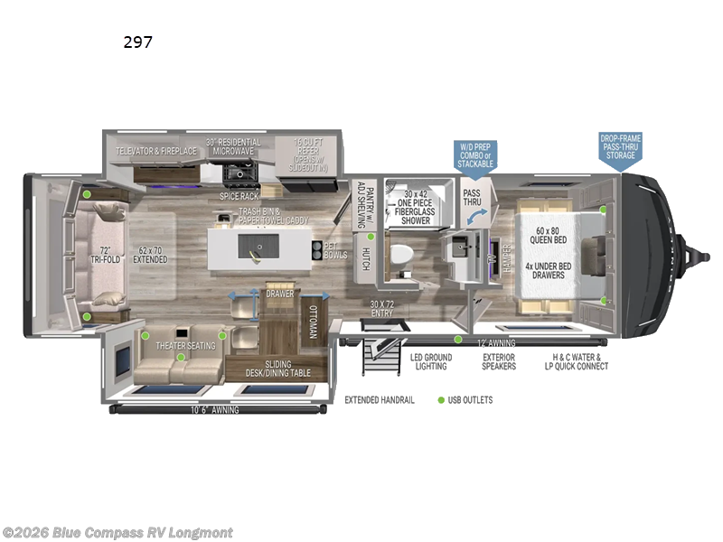 New 2026 Brinkley RV Model Z AIR 297 available in Longmont, Colorado