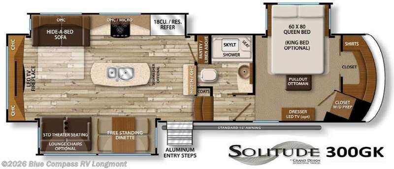 Used 2016 Grand Design Solitude 300GK available in Longmont, Colorado