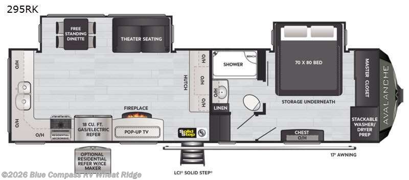 Used 2021 Keystone Avalanche 295RK available in Wheat Ridge, Colorado
