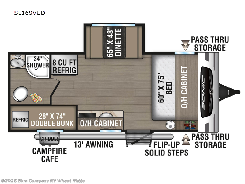 Used 2024 Venture RV Sonic Lite SL169VUD available in Wheat Ridge, Colorado