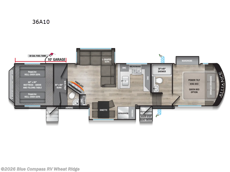 New 2027 Alliance RV Valor All-Access 36A10 available in Wheat Ridge, Colorado