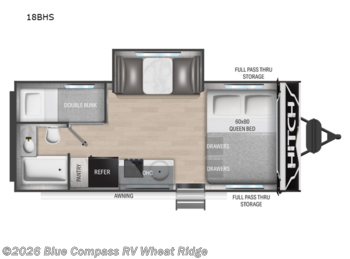 Used 2022 Cruiser RV Hitch 18BHS available in Wheat Ridge, Colorado