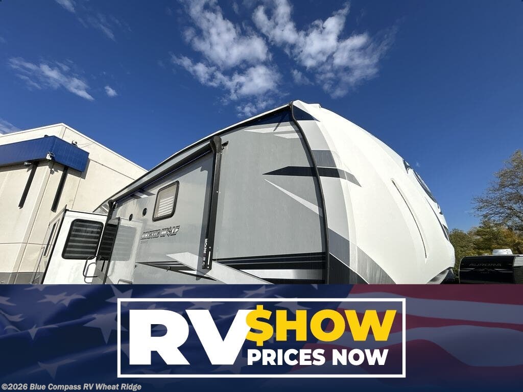 Used 2021  Forest River Cherokee Arctic Wolf Suite 3550 by Forest River from Blue Compass RV Wheat Ridge in Wheat Ridge, CO