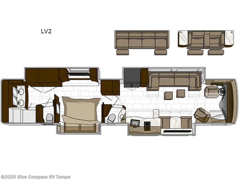 New 2026 Foretravel Realm Presidential Series  LV2 available in Dover, Florida