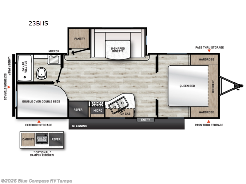 New 2026 Forest River Aurora Light 23BHS available in Dover, Florida
