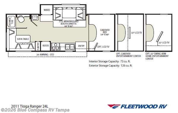 Used 2011 Fleetwood Tioga Ranger 24L available in Dover, Florida