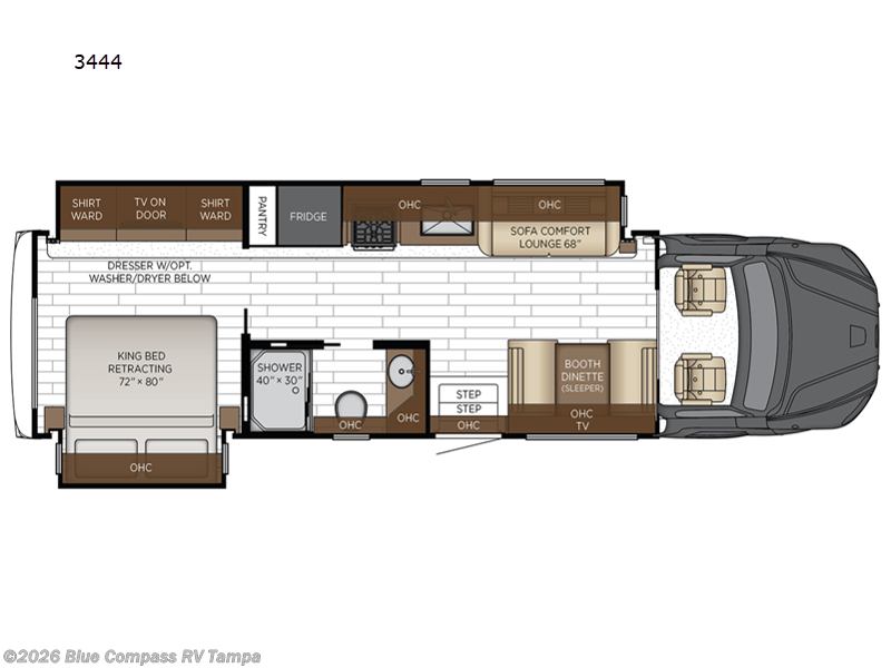 New 2027 Newmar Grand Star 3444 available in Dover, Florida