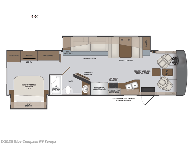 Used 2025 Holiday Rambler Vacationer 33C available in Dover, Florida