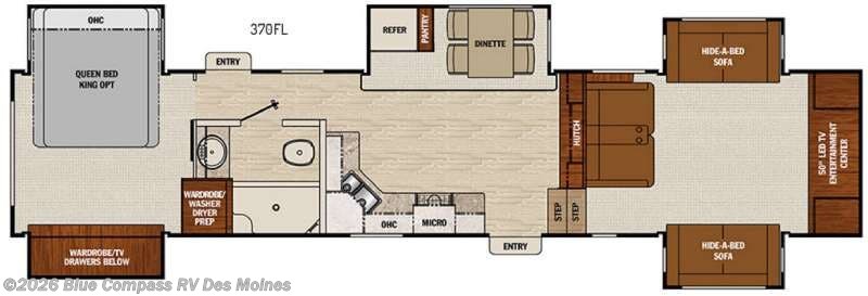 Used 2016 Coachmen Chaparral 370FL available in Altoona, Iowa
