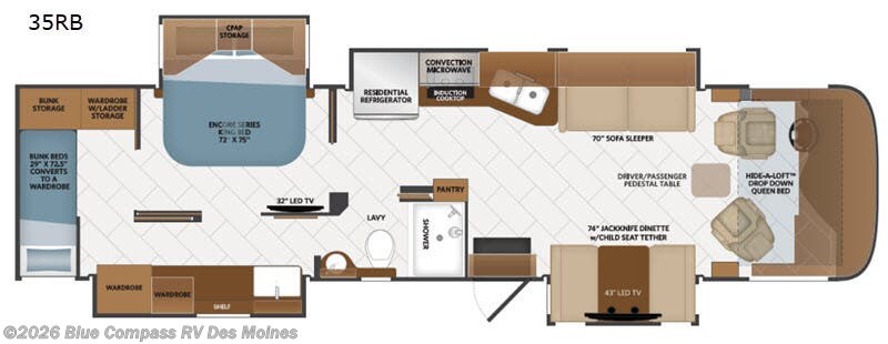 Used 2020 Fleetwood Pace Arrow 35RB available in Altoona, Iowa