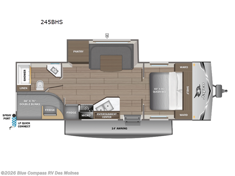 New 2026 Jayco Jay Flight SLX 245BHS available in Altoona, Iowa