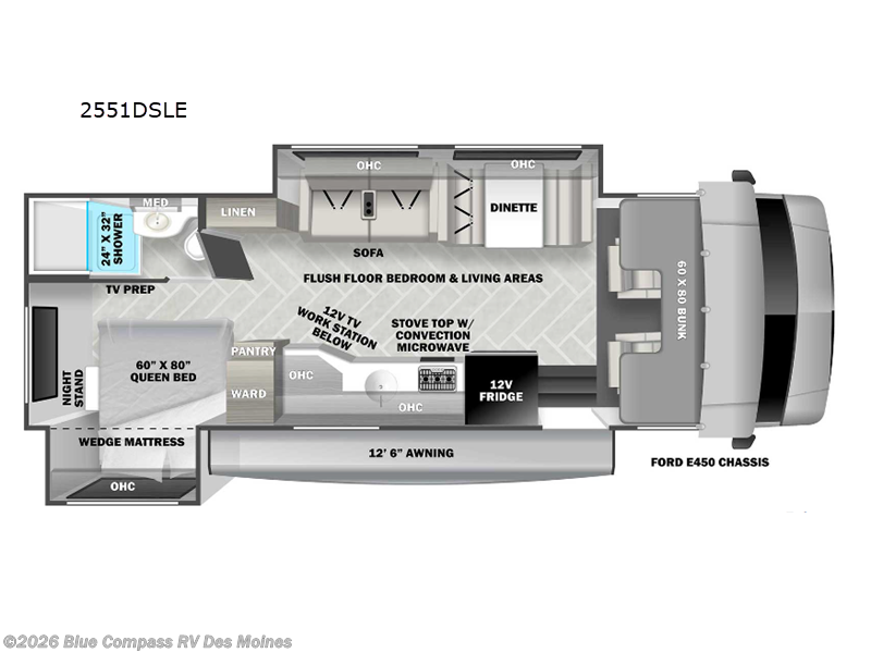 Used 2024 Forest River Forester LE 2551DSLE Ford available in Altoona, Iowa