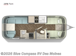 Used 2022 Airstream International 25FB Twin available in Altoona, Iowa